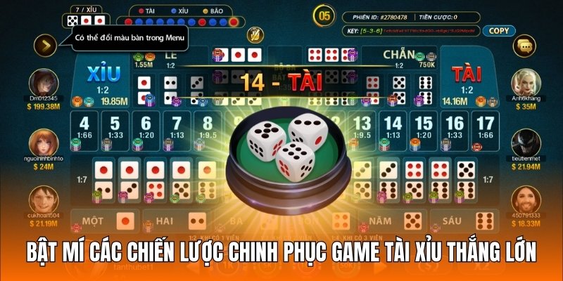 Bật mí các chiến lược chinh phục game Tài Xỉu thắng lớn mỗi ngày