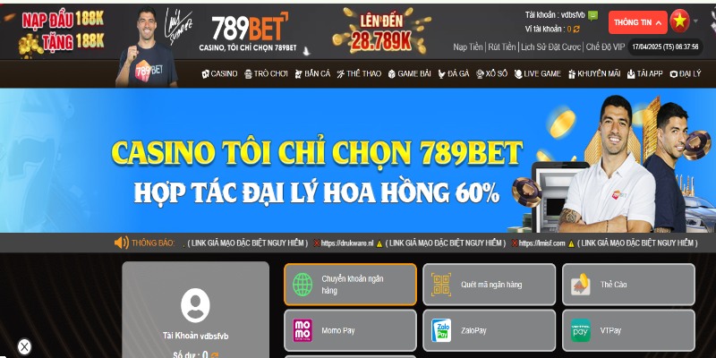 Lợi ích khi nạp tiền